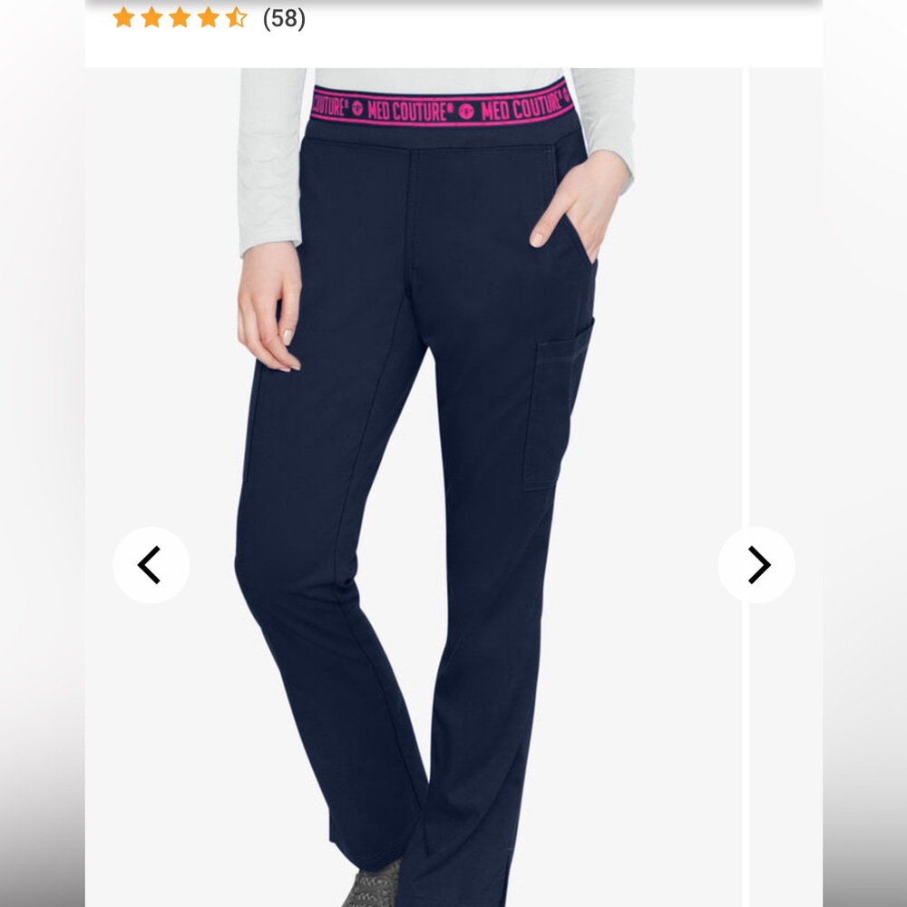 Med Couture Women's Navy Pants
